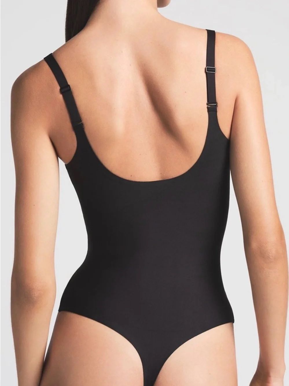 NEW SKIMS Body Molded Underwire Thong Bodysuit Onyx Black Small NWT